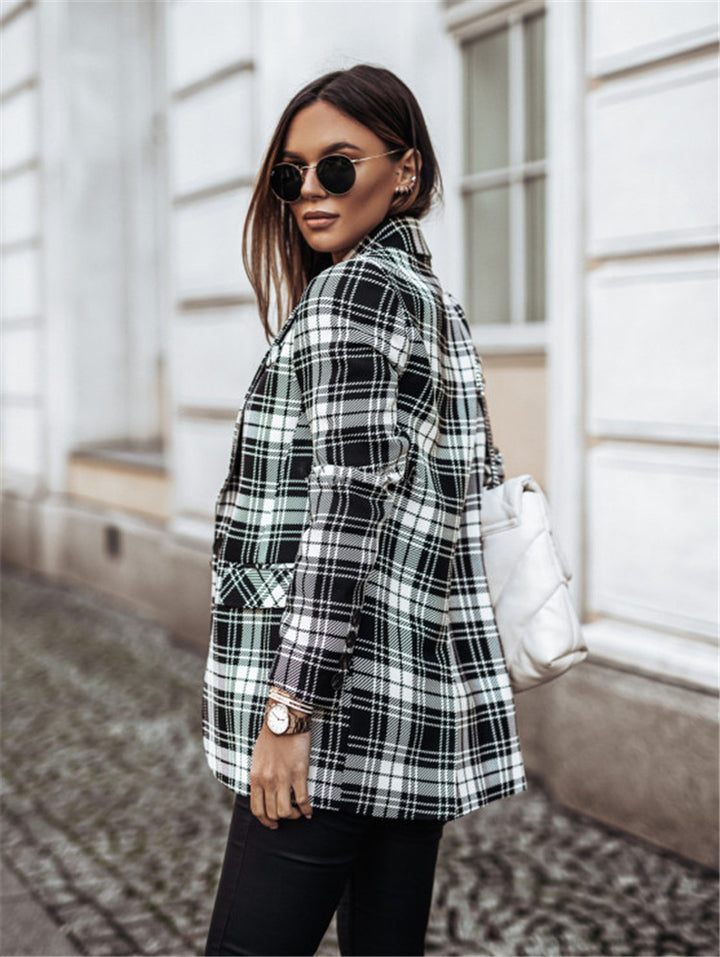 Dame Ternet Blazer i moderne snit Stilla
