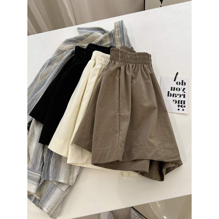 Dame Relaxed Fit Bomulds shorts Stilla