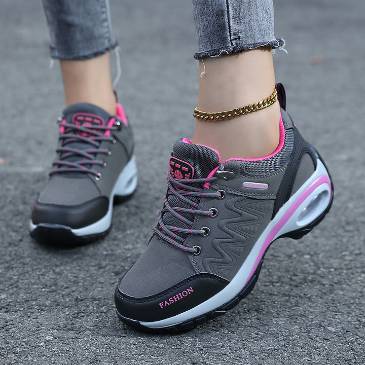 Dame nan sporty kile-sneakers med polstret luftpude-sål Skovae
