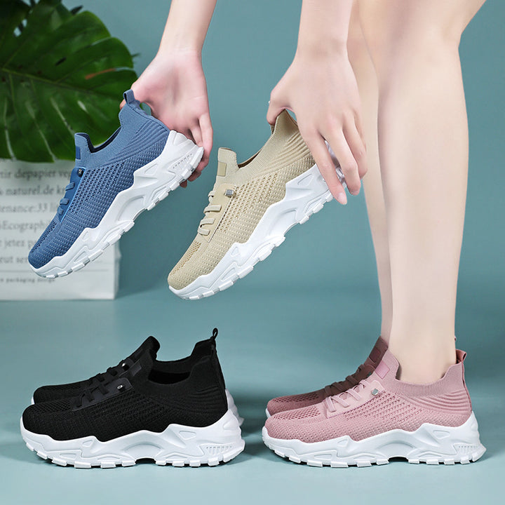 Dame Sporty Sneakers med åndbart overmateriale og fleksibel sål Stilla