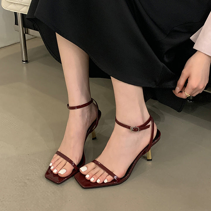 Dame Slingback Sandaler med elegant remdesign og luksuriøs blokhæl Stilla