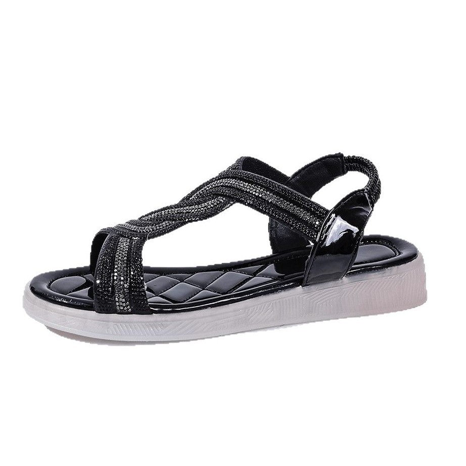 Dame sandaler med elegant flettet design og skridsikker sål Stilla