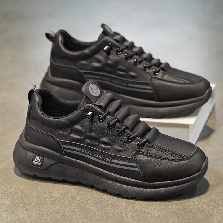 Herre komfort-orienterede afslappede sneakers med multi-textur design Stilla