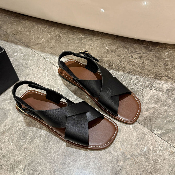 Dame Trendy Tåseparator-sandaler med elegant rem-design Stilla
