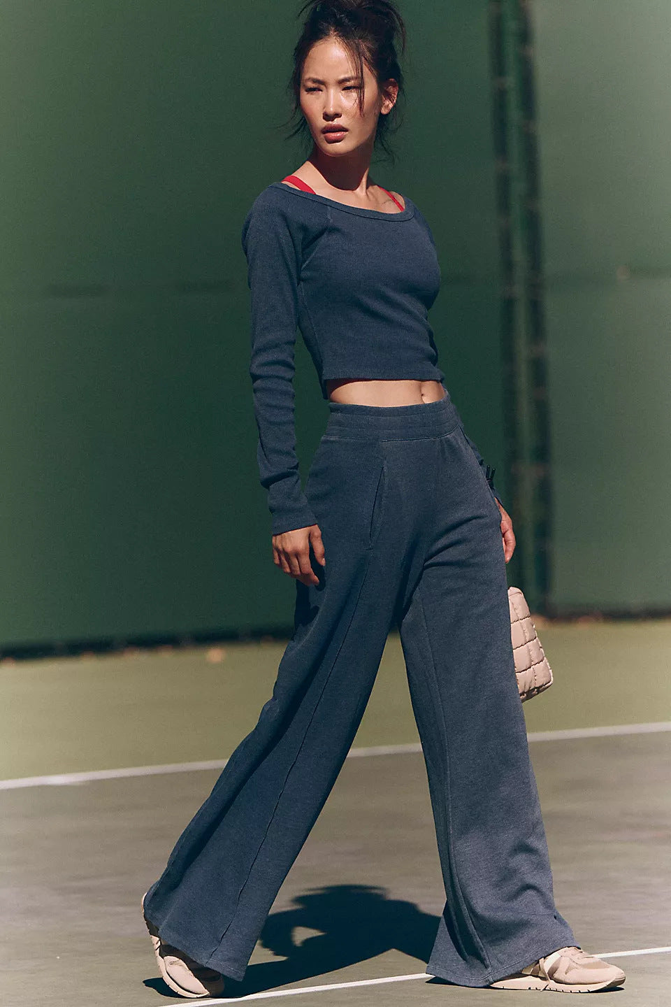 Kvinders komfortable sports loungewear sæt i casual snit Skovae