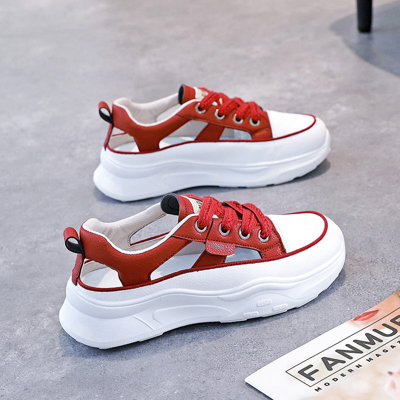 Dame Mode Sneakers med sporty design og dämpende sål Stilla