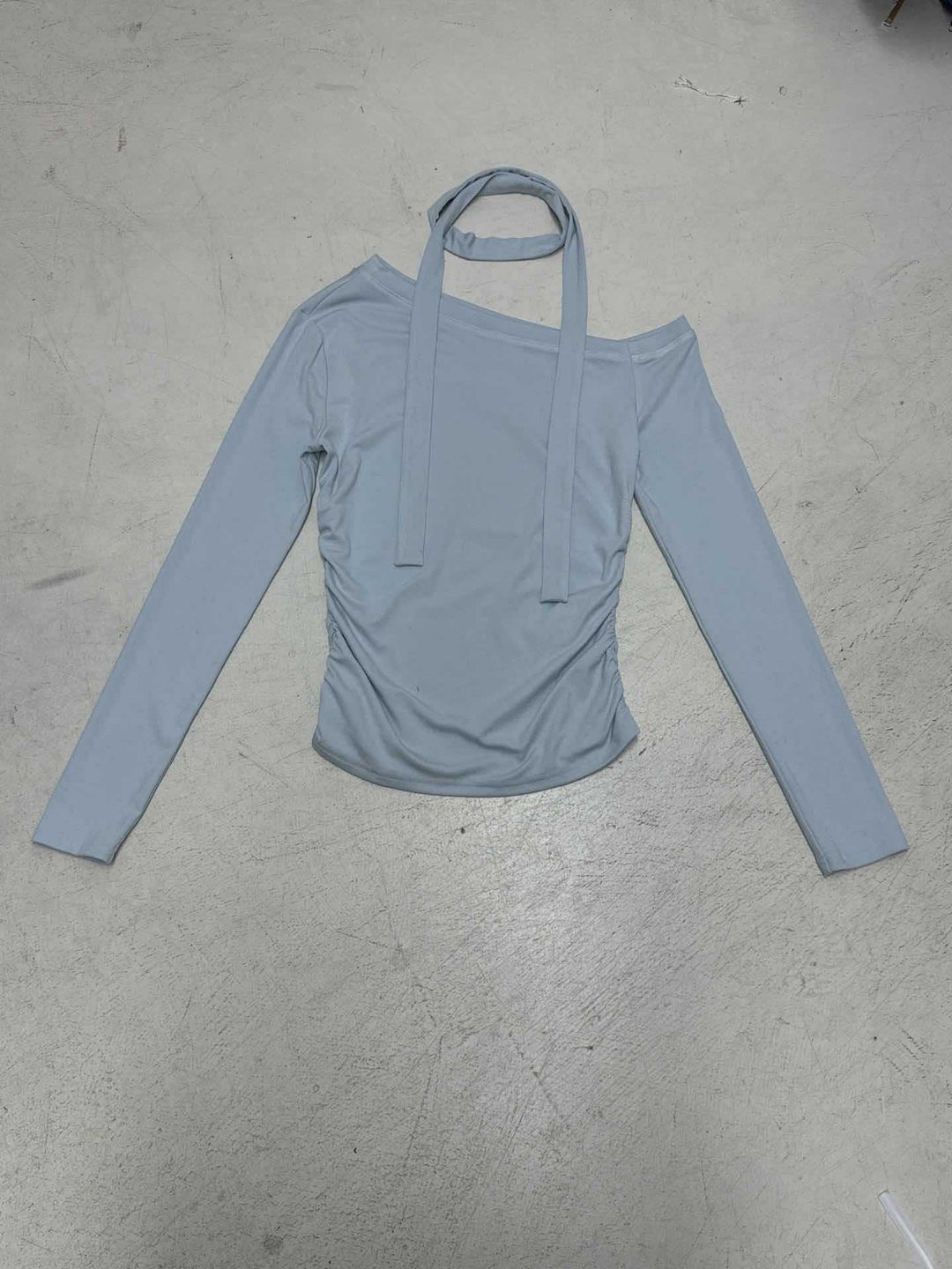 Dame Off-Shoulder Langærmet Top med justerbar hals Skovae