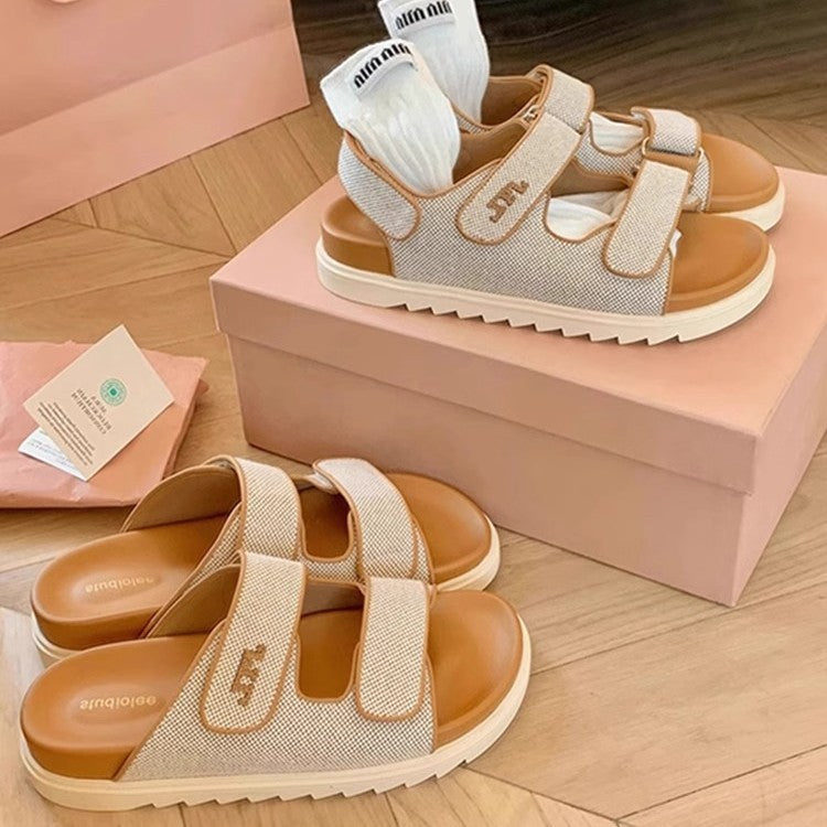Dame Komfortable Justerbare Sandaler med skridsikker sål og åndbart overmateriale Stilla