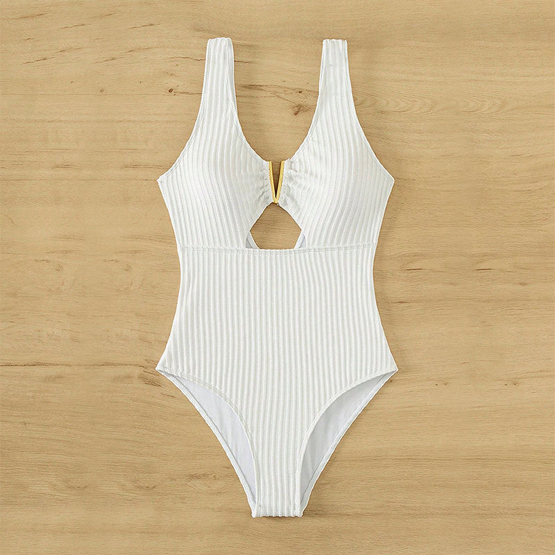 Dame Sporty One-Piece med Nøgle-Detail Skovae