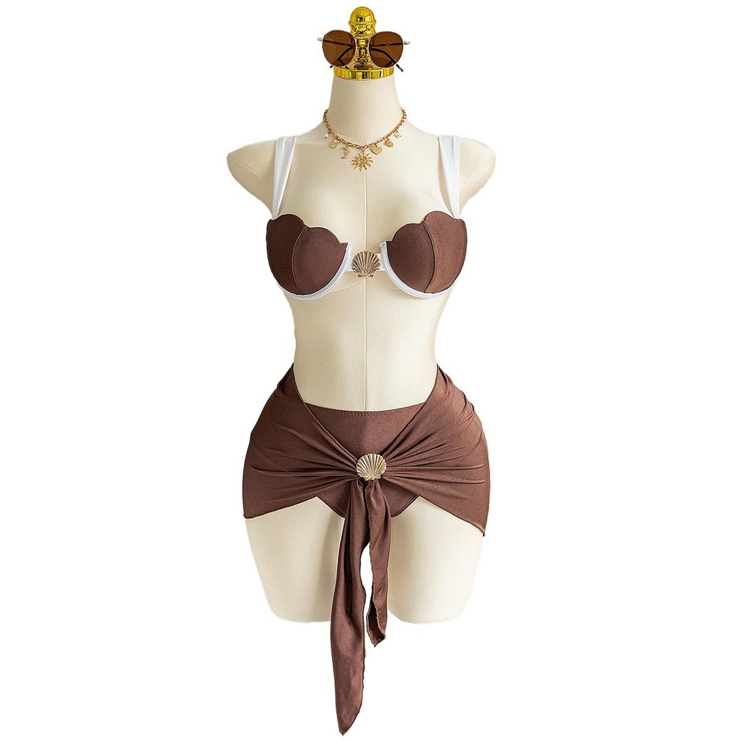 Dame bikini med innovativt muslingedesign Skovae