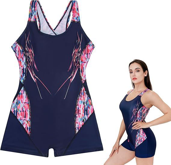 Dame Sportslig one-piece badedragt Skovae
