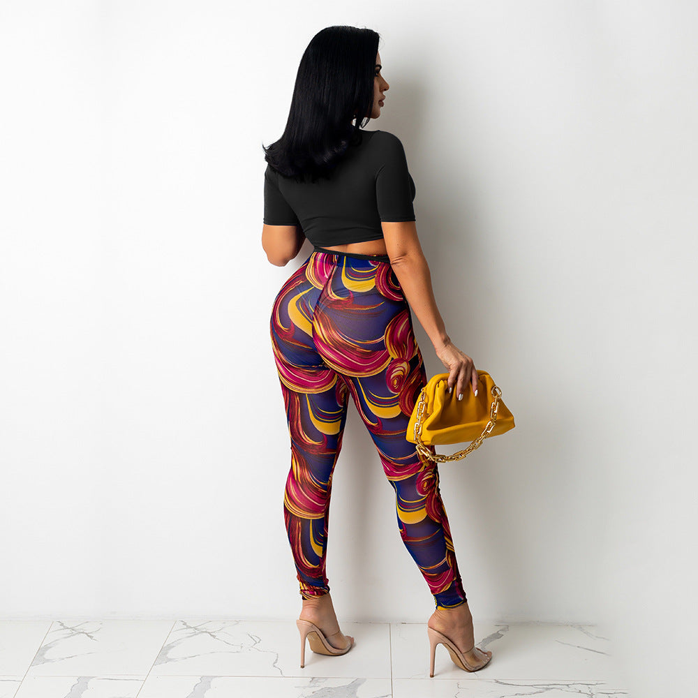 Dame Højt skårne Mode Leggings Stilla
