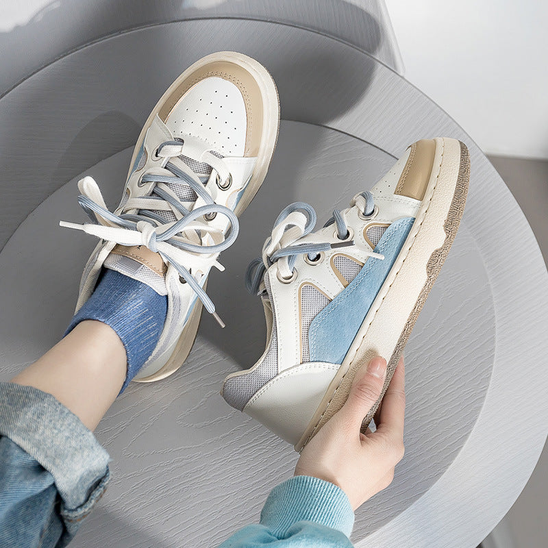Dame Sporty Sneakers med åndbare mesh-indlæg og støddæmpende sål Stilla
