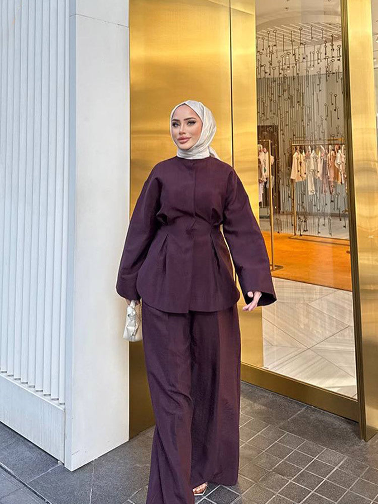 Dame moderigtigt plus size sæt med løs pasform Stilla