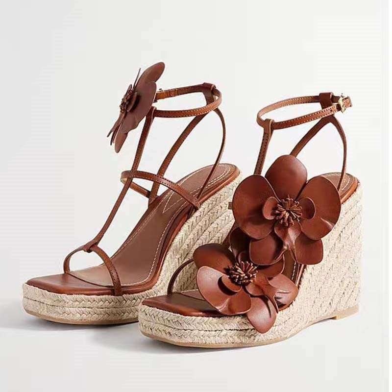 Dame blomst dekoration kile sandaler Stilla