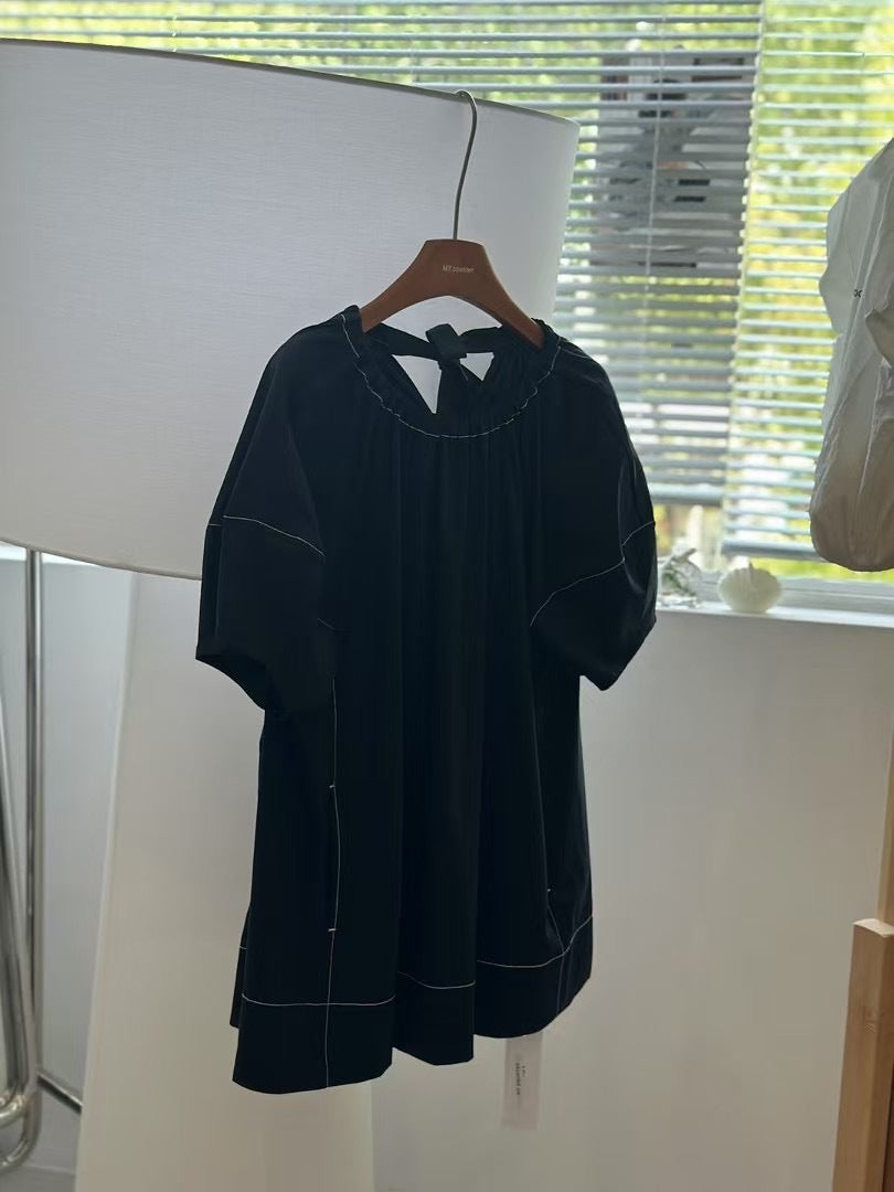 Femme Elegante Puffærmer Bluse Stilla