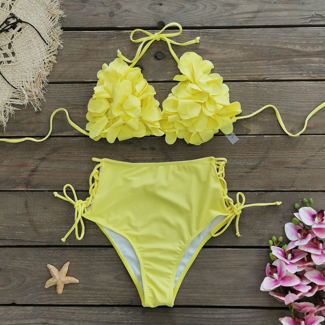 Dame bikini-sæt med blomsterdesign Stilla