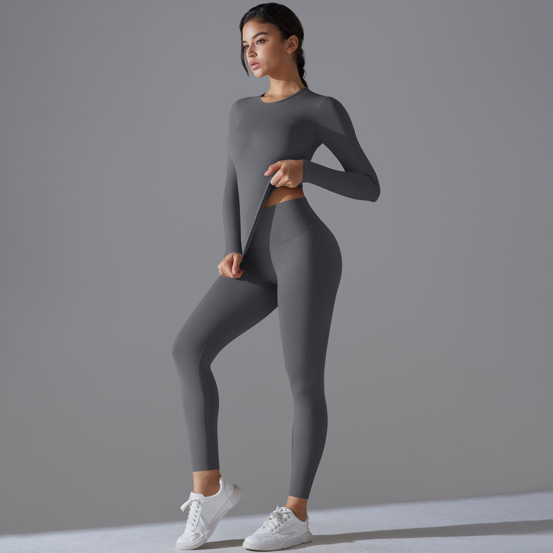 Dame Sport-Sæt med lange ærmer og leggings Stilla
