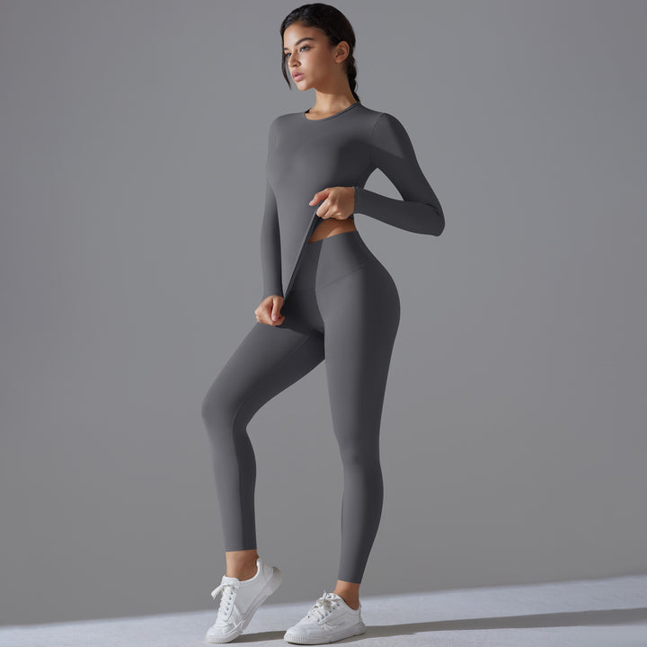 Dame Sport-Sæt med lange ærmer og leggings Stilla