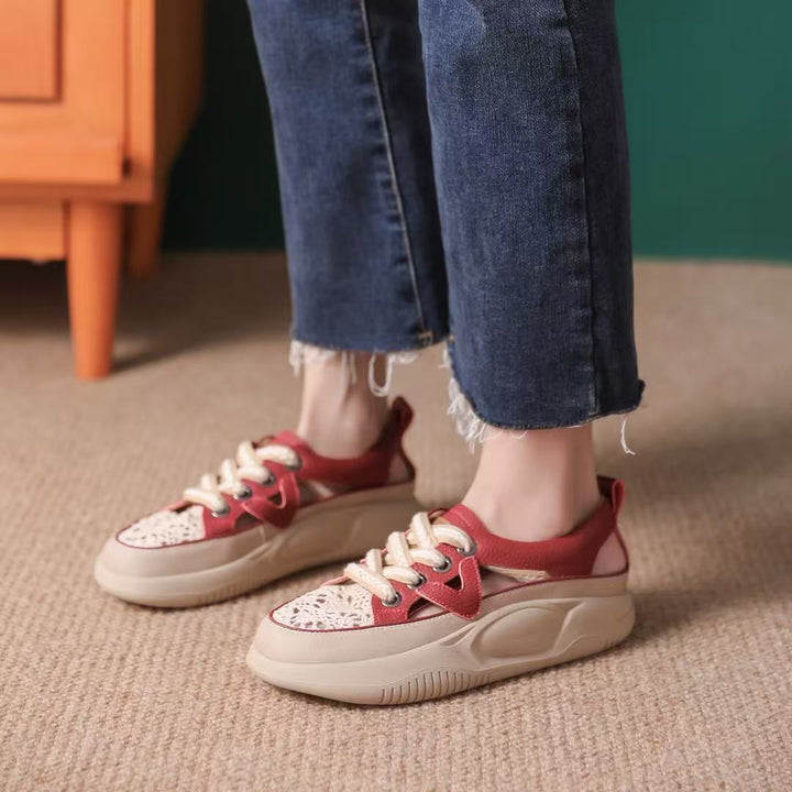 Dame Sneakers med luftig tå og behagelig sål Stilla