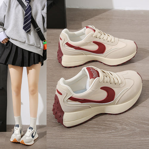 Dame Sporty Sneakers med dæmpende sål og åndbare materialer Stilla