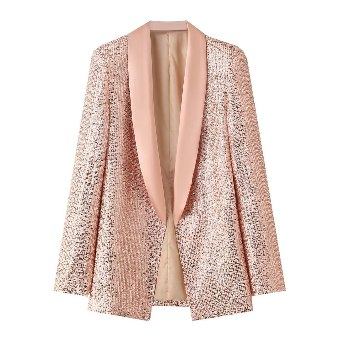 Dame elegant palietter Blazer Stilla