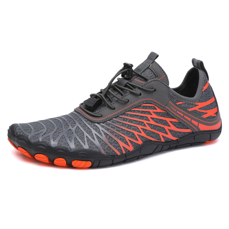 Herrer nan ultralette minimalistiske barfodsvandresko med skridsikker flexsål Skovae