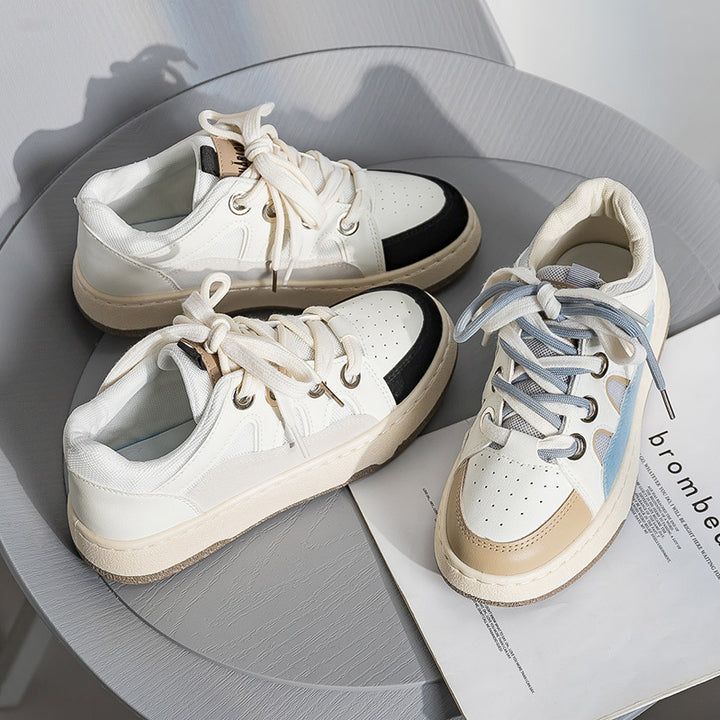 Dame Sporty Sneakers med åndbare mesh-indlæg og støddæmpende sål Stilla