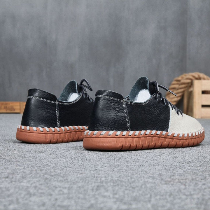 Femme Casual Læder Slipper Stilla