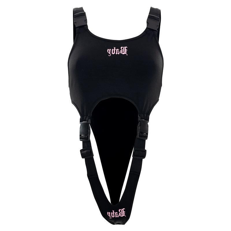 Dame Cut-Out top med justerbare stropper og integreret underdel Stilla