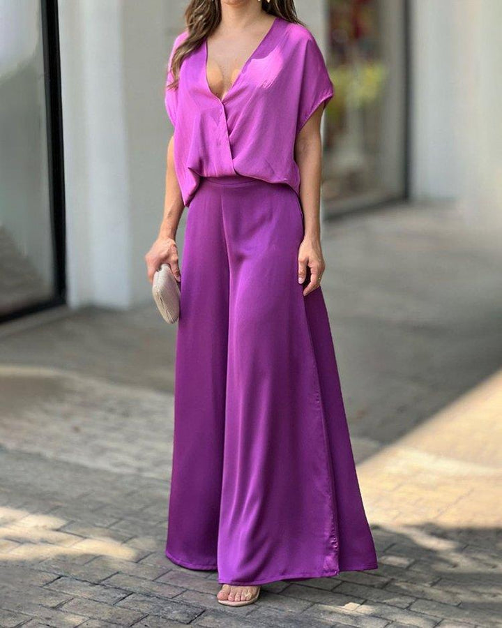 Dame Flydende Indpakning-Jumpsuit Stilla