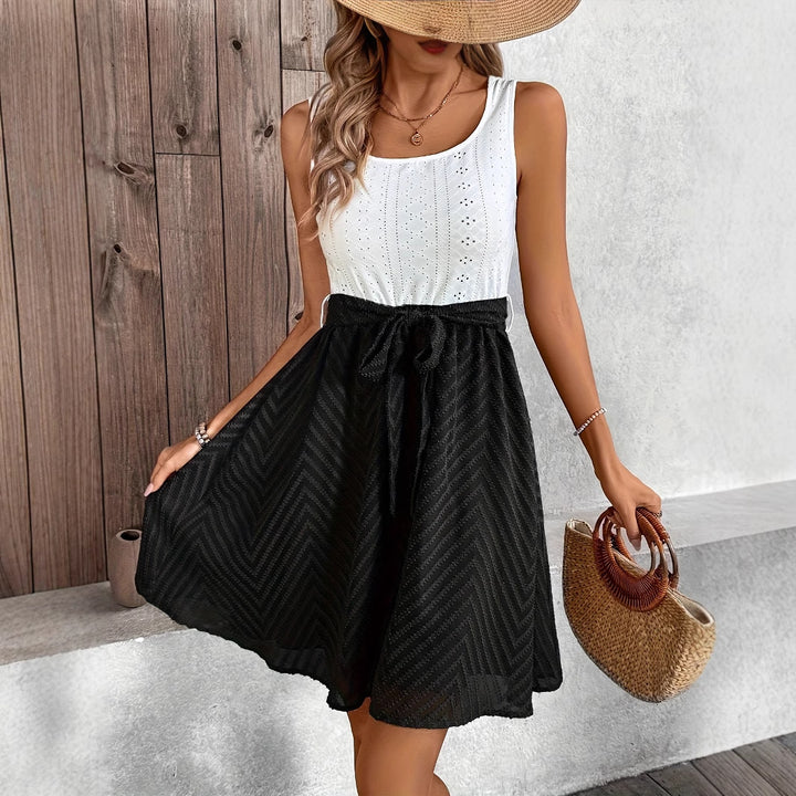 Dame Smart Sommer Midi-Nederdel Stilla