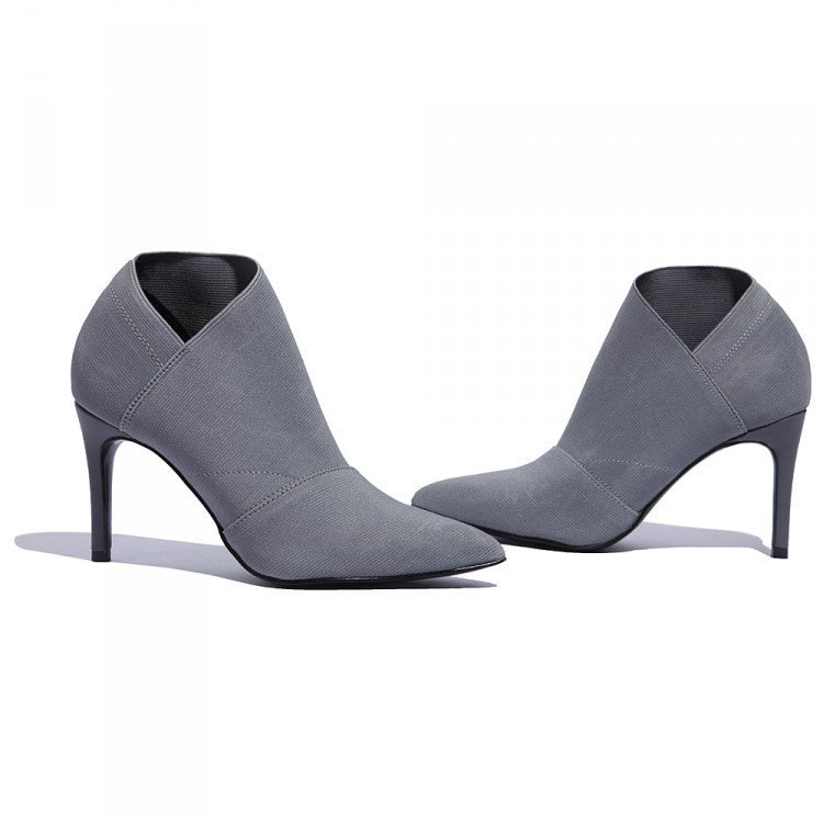 Dame Trendy Ankelstøvler med moderne Vikkel-look Stilla