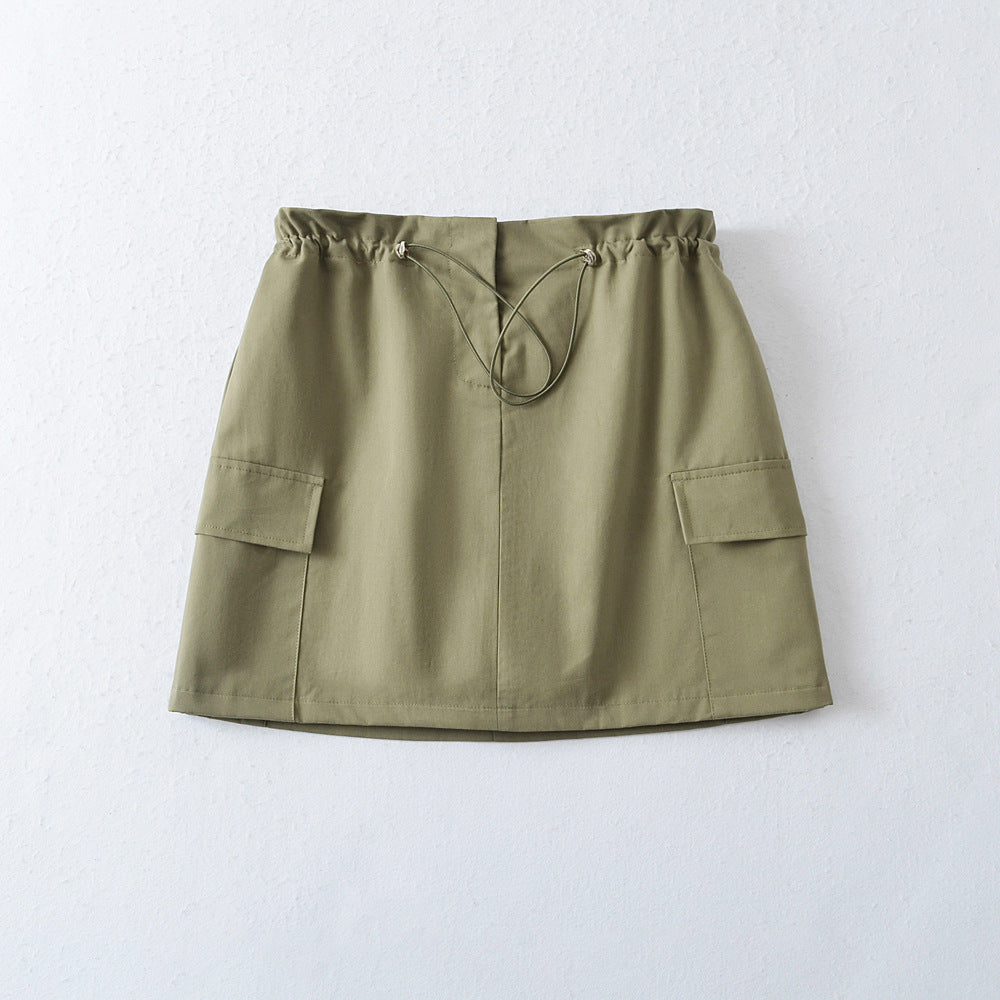 Dame fritidsshorts med praktiske lommer og fleksibel talje Stilla