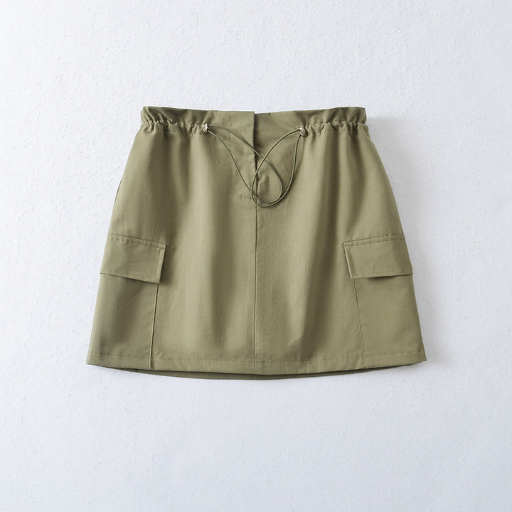 Dame fritidsshorts med praktiske lommer og fleksibel talje Stilla