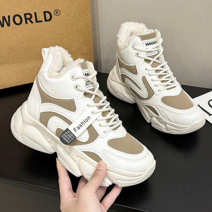 Dame Høj Varme-Sneakers med hyggeligt Inderfôr og skridsikker Sål Stilla