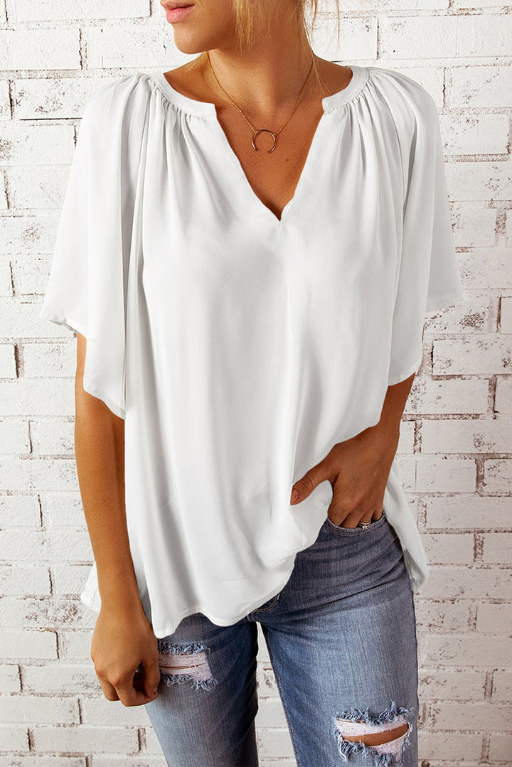 Dame elegant chiffon bluse Stilla