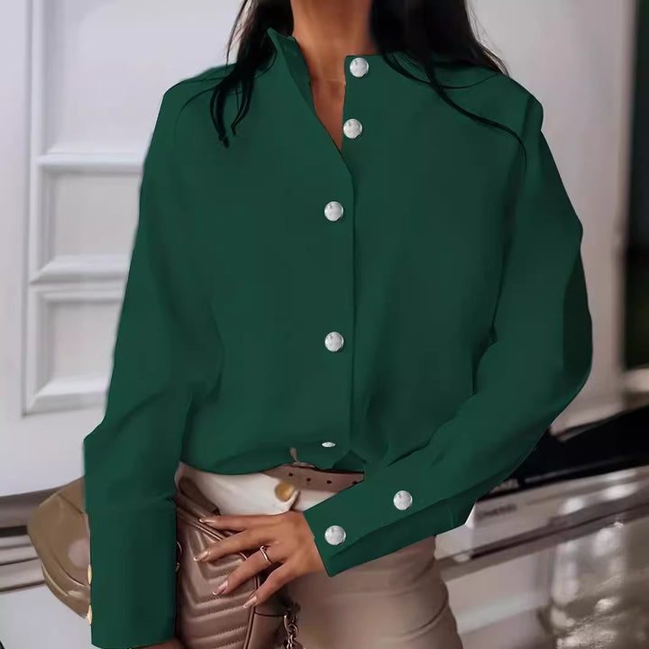 Dame Modejakke med elegante knapper Stilla
