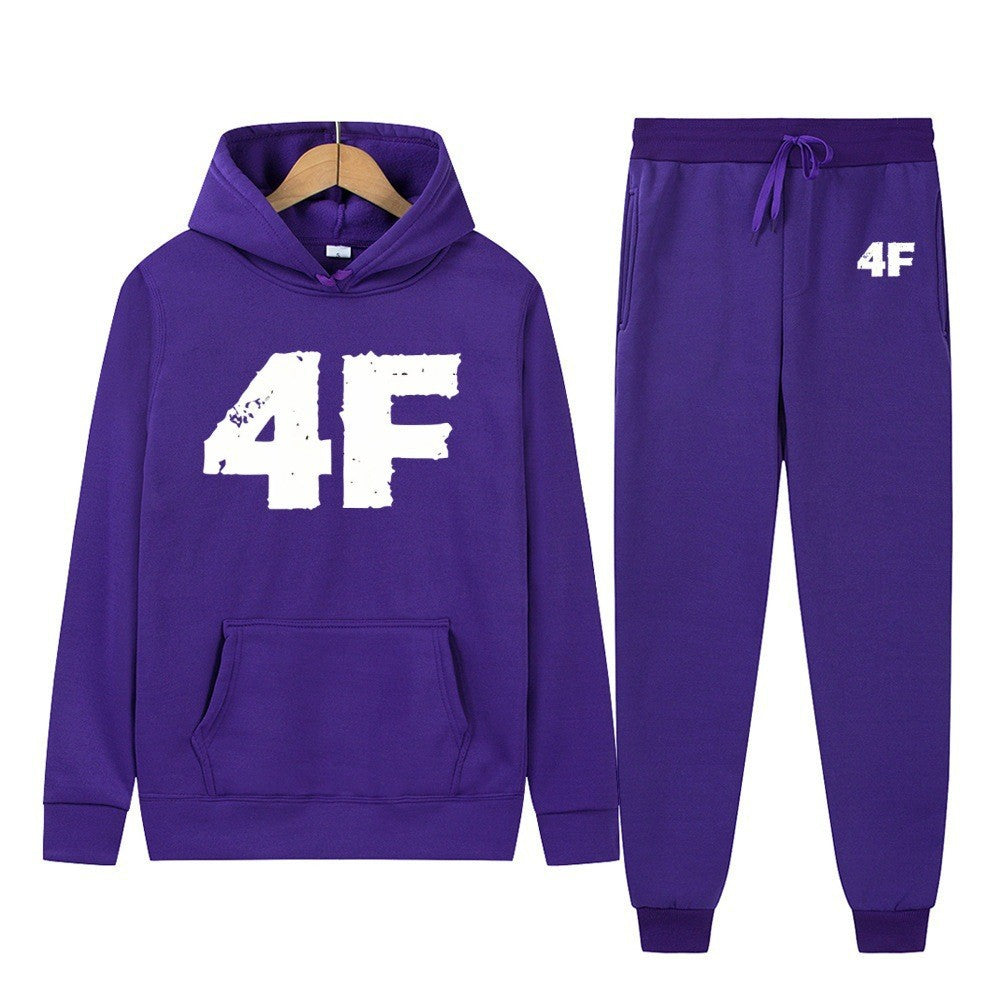 Kvinders hoodie og joggers sæt med sporty komfort Skovae