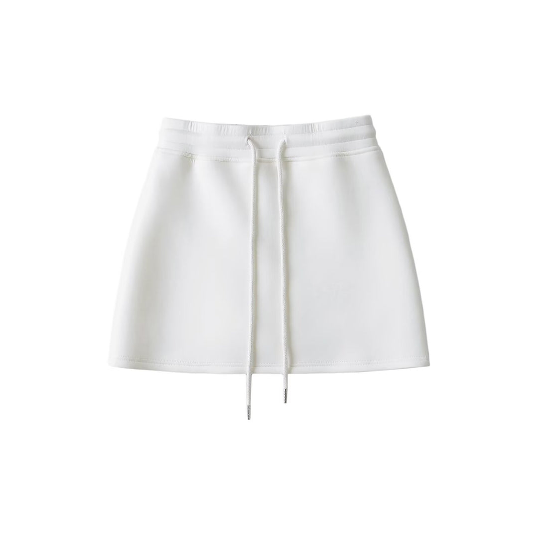 Dame Sporty Mini Nederdel med elastisk talje og justerbar snor Stilla