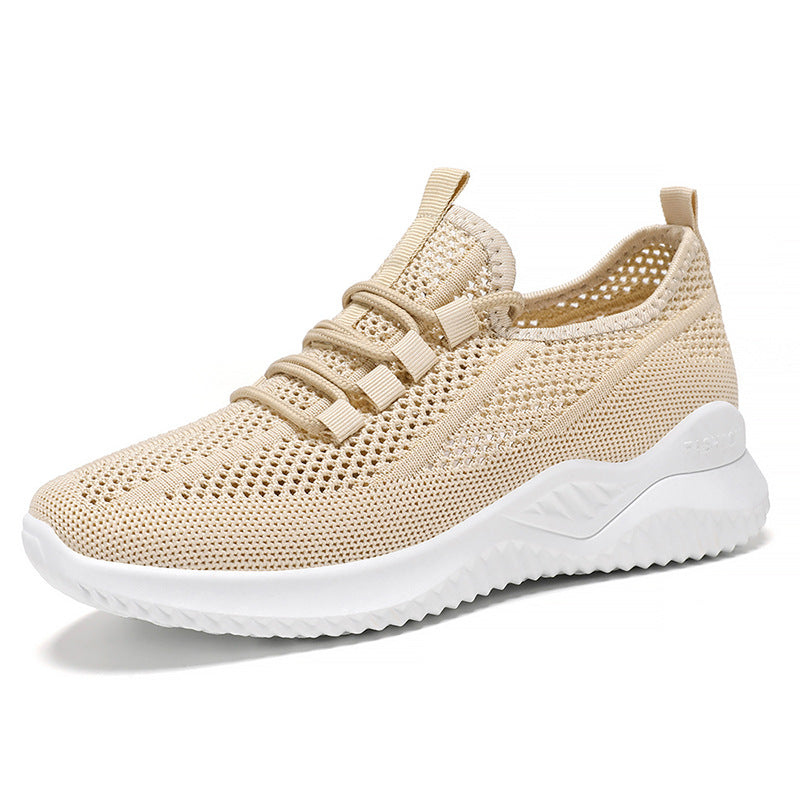 Dame Sporty Netløb Sneakers med elastisk snøresystem Stilla