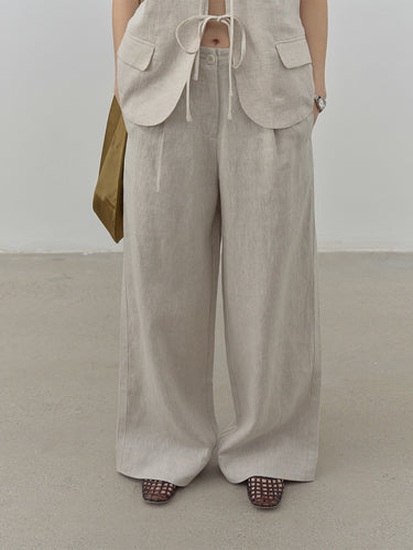 Dame brede Dress Pants i elegant stil Stilla