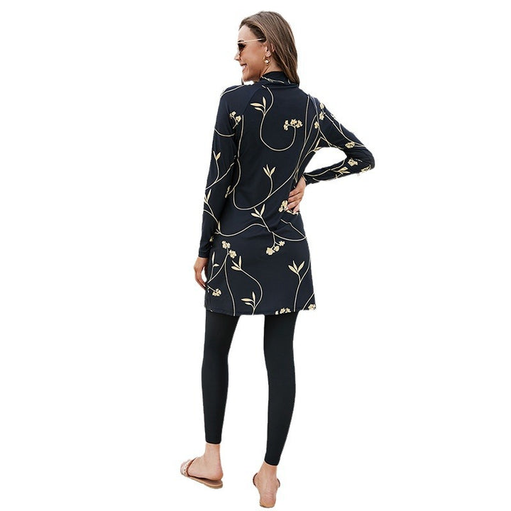 Dame Stilfuld UV-beskyttelse Badedragt med blomstret design og moderne snit Stilla