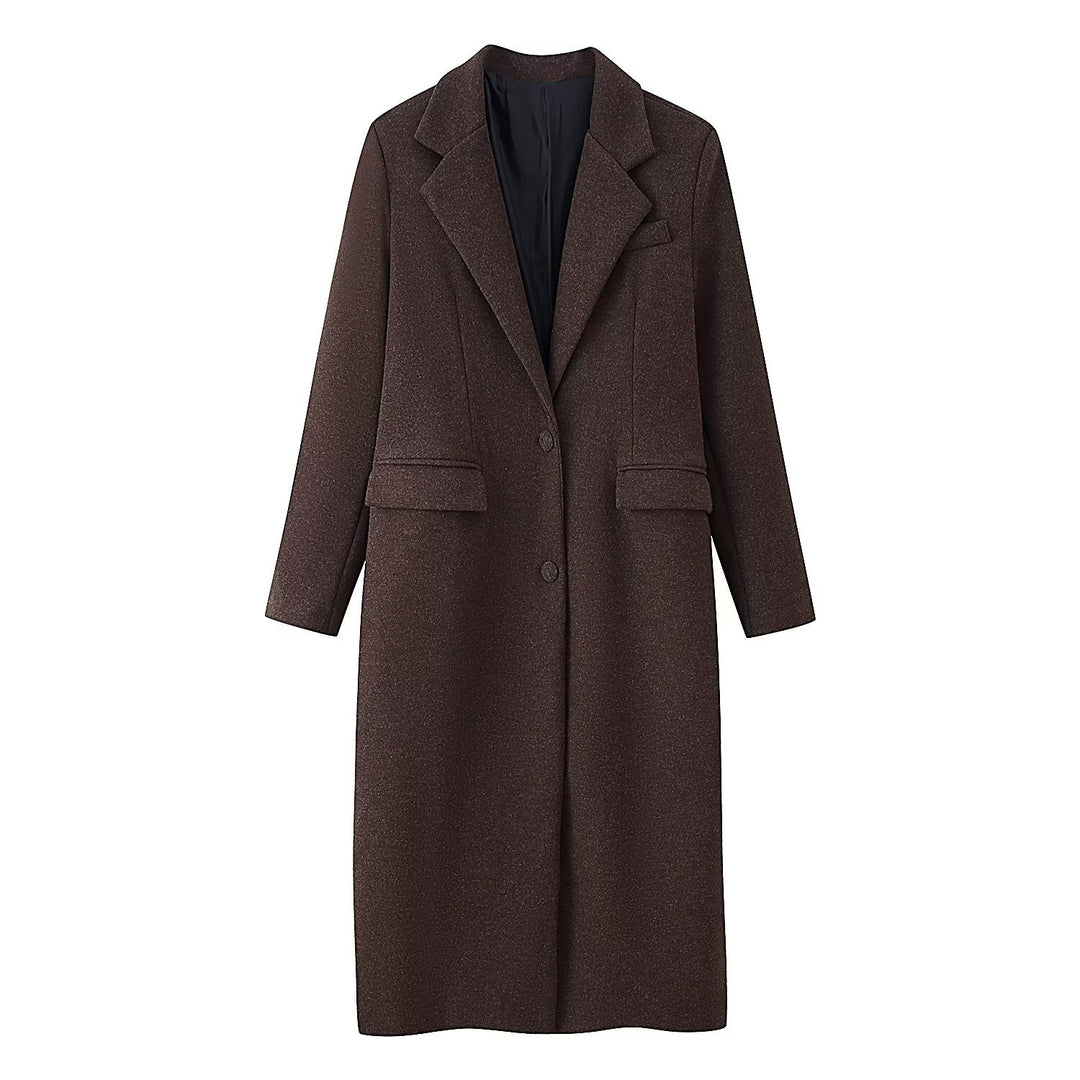 Dames elegant frakke med tekstureret stof Stilla