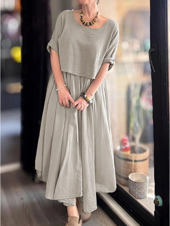 Dame Relaxed Fit Maxi Kjole Stilla
