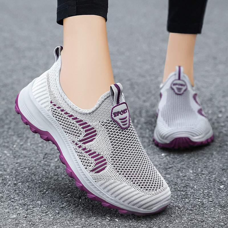 Femme Slip-On Sport Sneakers med polstret indersål og åndbart overmateriale Stilla