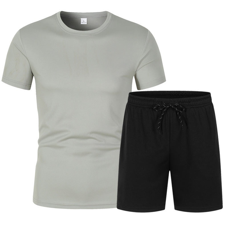 Dame Sporty T-shirt og korte træningsshorts sæt Stilla
