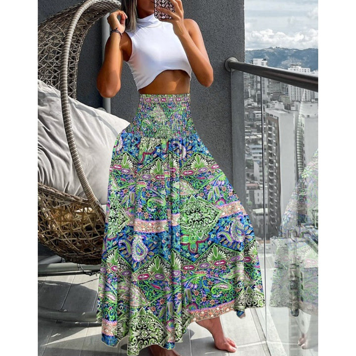 Kvinder Bohemian Maxi Skirt Stilla