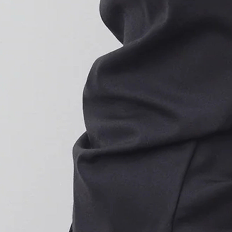 Dame Elegant top med asymmetrisk krave Stilla