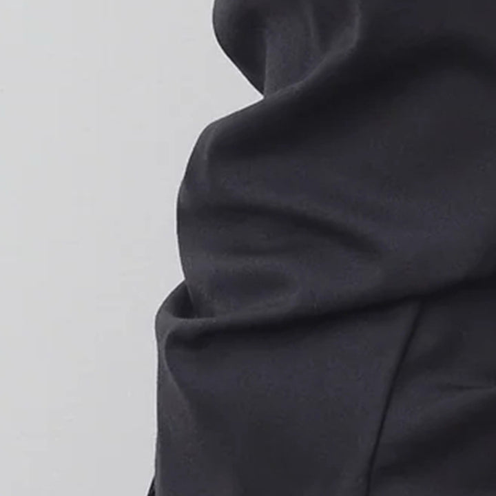 Dame Elegant top med asymmetrisk krave Stilla